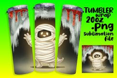 20oz Sublimation Tumbler Wrap , Halloween Product Image 1