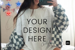 4th Of July White T-Shirt Mockup Product Image 1