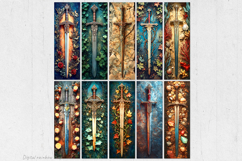 Sword Printable bookmarks, bookmark sublimation Product Image 5
