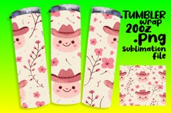 Whimsical Smile Pattern Earring PNG 20oz Product Image 1