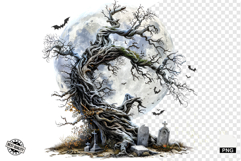 Vintage Old Halloween Clipart Product Image 1