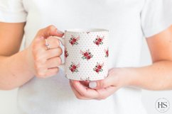 12 Shabby Chic Flowers Mug Sublimation PNG Bundle, Mug Wrap Product Image 3
