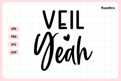 Bachelorette Party Saying SVG | Veil Yeah Product Image 3