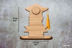 Graduation Tassel Holder Laser Cut | Glowforge | SVG Product Image 3