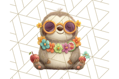 Tropical Fruit Party Animals PNG Clipart, Cute Summer Animal Product Image 5