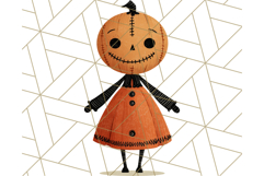 Vintage Halloween PNG Clipart, 1950s Retro Graphics Clip Art Product Image 5