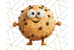 Cute Food PNG Clipart, 3D Adorable Kawaii Characters Png Product Image 5