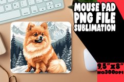 Cute Canine Adventure Mouse Pad Sublimation Product Image 1