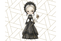 Creepy Dolls Clipart PNG Haunted Toy Characters Product Image 5