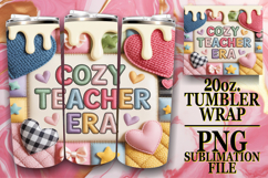 Joyful smiles 20oz tumbler wrap, Teacher Product Image 1