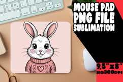 joyful MOUSE MAT Sublimation Style, Valenines Animals Product Image 1