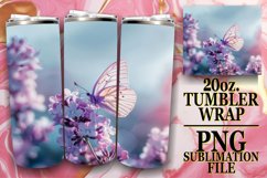 Enchanting Bloom Tumbler Wrap - Butterfly Splendor Product Image 1