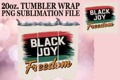 GIFT OF SERENITY 20oz TUMBLER WRAP, Juneteenth Product Image 1