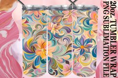 Vibrant Floral Delight Tumbler, Springtime Bliss Product Image 1