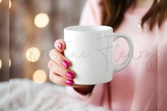 Valentine's Mug Mockup In Hands | Valentine's Day Mockup Product Image 3