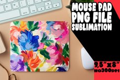 Springtime Petal Cascade Mouse Pad Sublimation Product Image 1