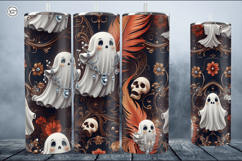 4 Halloween Tumbler Wrap Sublimations, 20 oz Product Image 2