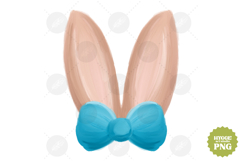 Coquette Easter Bow Bunny Ears Sublimation PNG Bundle Product Image 7