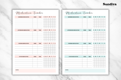Medication Tracker Printable 2 | Medication Log Template Product Image 3