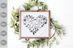 Live Life In Full Bloom SVG | Funny Girl SVG Design Product Image 3