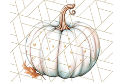 Fall Pumpkin Clipart PNG, Autumn Pumpkins, Jewel Tones Png Product Image 5