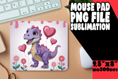 VIBRANT desk MAT PNG Inspiration, Cute Dino Product Image 1