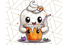 Monster Café Halloween PNG Clipart, Coffee Holiday Clip Art Product Image 5