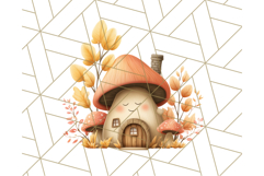 Autumn Treehouse &amp; Woodland Cabin PNG Clipart Product Image 5