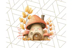 Autumn Treehouse & Woodland Cabin PNG Clipart Product Image 5