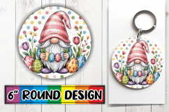 Sweet Watercolor Bear Keychain Tumbler Spring Design PNG Product Image 1
