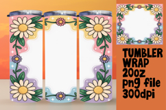 Charming 20oz Tumbler Design , Flowers Product Image 1