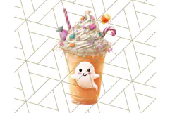 Haunted Sweet Shoppe PNG Clipart, Pastel Halloween Bakery Product Image 5