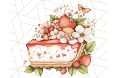 Cottagecore Kitchen Clipart, Vintage Country Floral Kitchen Product Image 5