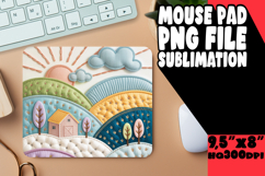 Joyful Mouse Mat Design Sublimation, Holiday Product Image 1