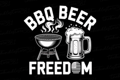 BBQ Beer Freedom Svg | 4th of July Svg | Svg Cut File Product Image 1
