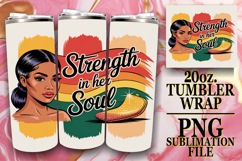 ENCHANTING VIBES 20oz TUMBLER WRAP, Juneteenth Product Image 1