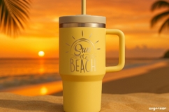 Sun of a Beach SVG Engraved | Beach Quotes SVG Product Image 1