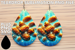 Radiant Teardrop Earrings Ideas, 3D Fruits Product Image 1