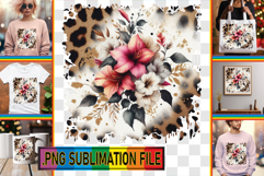 Playful TSHIRT Gift Ideas PNG, Leopard Prints Product Image 1