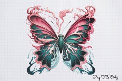 Smoke Butterflies Clipart PNG Product Image 1