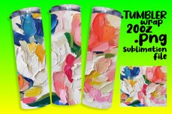 Sunny Garden Delights 20oz Tumbler Wrap Design Product Image 1