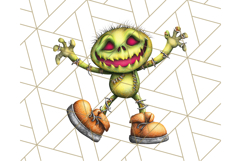 Halloween Monster Clipart PNG, Cute Spooky Characters Product Image 5