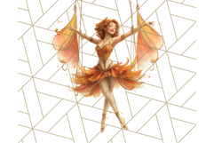 Autumn Circus Performers Clipart Vintage Characters PNG Product Image 5
