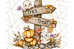 Halloween Fairy House Clipart PNG, Spooky Cottage Art Product Image 5