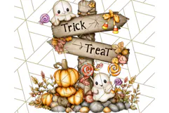 Halloween Fairy House Clipart PNG, Spooky Cottage Art Product Image 5