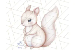 Pastel Blue Fairy Garden Clipart, Enchanted Cottagecore Png Product Image 5