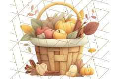 Cottagecore Halloween Clipart Cozy PNG, Autumn Fall Png Product Image 5