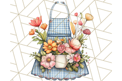 Cottagecore Kitchen Mixer, Apron PNG Clipart, Retro Floral Product Image 5
