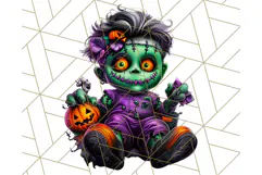 Spooky Cute Monster PNG Clipart, Adorable Halloween Monsters Product Image 5