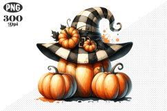 Halloween Pumpkins Sublimation - Clipart PNG Design Product Image 1